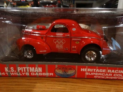 Supercar Collectibles K.S. Pittman 1941 Willys Gasser Precision Mini 1:18 NEW - Image 1 of 4