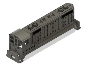 HO Scale - Santa Fe SWBLW Beep Split Window Shell - Picture 1 of 5