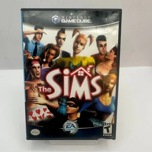 Die Sims GameCube Nintendo GameCube 2003 1st Print Black Label getestet - funktioniert - Bild 1 von 6