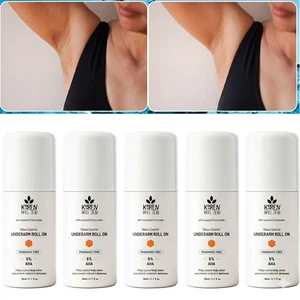 K-Beauty Underarm Roll On Exfoliating Dead Skin, Odor Control, Whitening  5x50ml - Picture 1 of 12