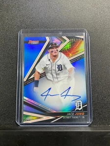 Bowmans Best Jace Jung 2022 #B22-JJ Best of 2022 autógrafo refractor azul/150 - Imagen 1 de 2