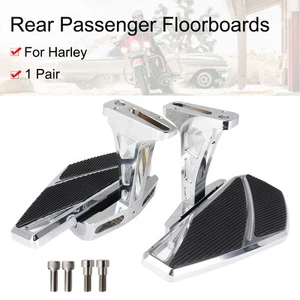 Rear Floorboard W/Holder For Harley Touring Street Glide Road Glide Road King - Picture 1 of 14