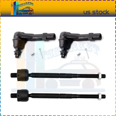 Fit For 2006-2010 Ford Explorer Set Of 4 Front Tie Rod End ES80786 EV800278 Foto 1 de 4