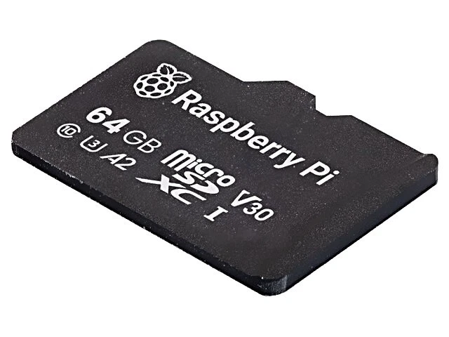 RASPBERRY PI A2-CLASS SD CARD (64 Go) Accessoires : carte microSD disque :... - Photo 1/1