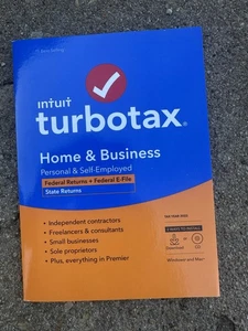 SEALED - 2022 TurboTax Home & Business Federal Returns + Federal E-Akte State Re - Bild 1 von 4