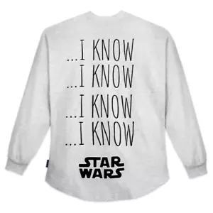Disney Star Wars ''I Know'' Spirit Jersey for Adults XL New - Picture 1 of 6