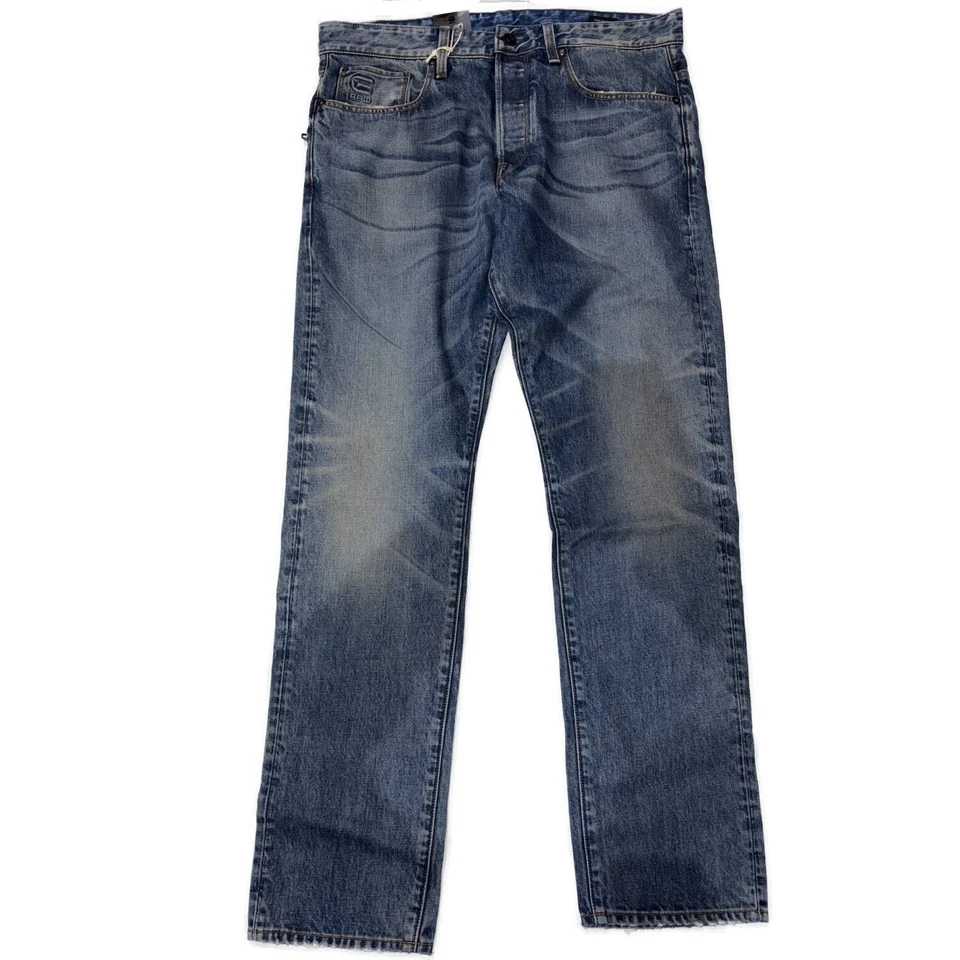 G-STAR Men's Dk Aged Blue Stean Tapered Jeans RRP £80