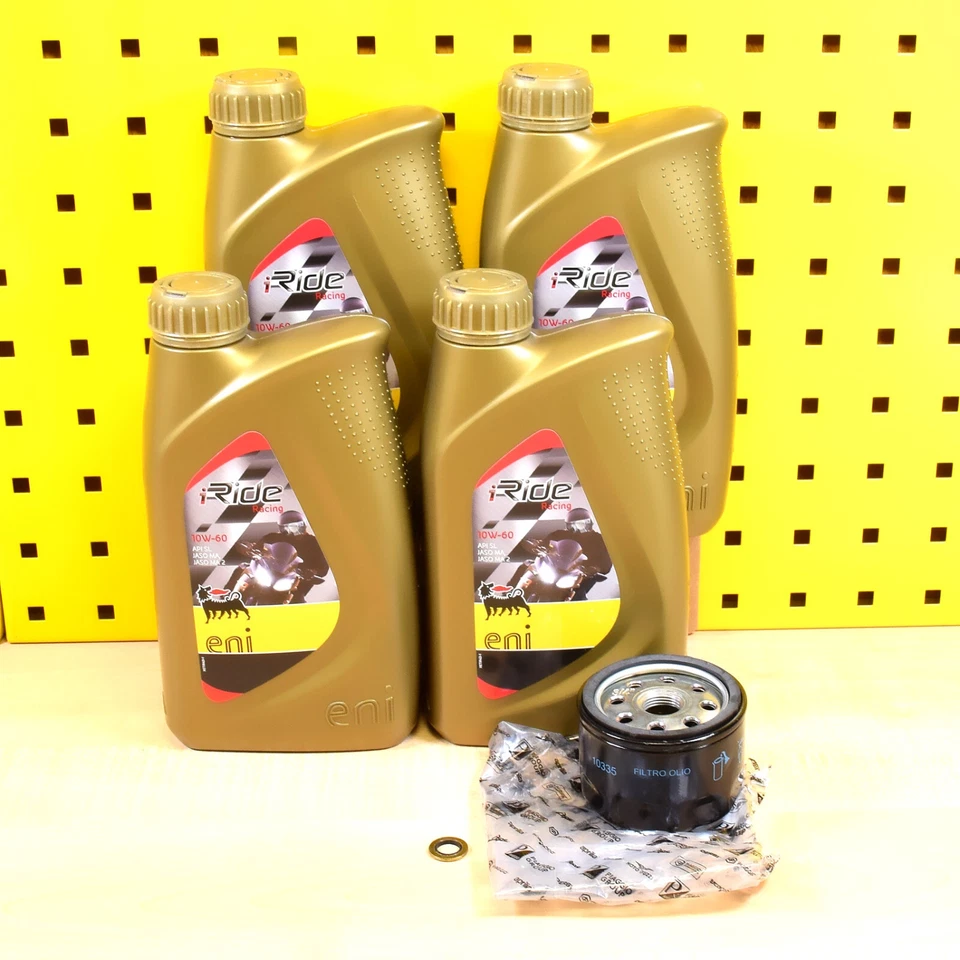 Ölwechselset Original Ölfilter Eni iRide 10W60 Für: Moto Guzzi California 1400 - Bild 1 von 1