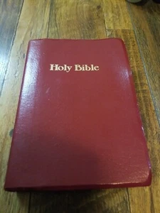 KJV Holy Bible GIANT PRINT World GP3BG References Red Letter Edition Burgandy - Picture 1 of 2