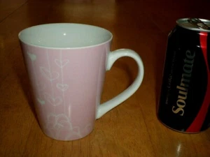 STARBUCKS- PINK HEARTS ON STRINGS LOGO, Ceramic Coffee Cup [GIFT PACK ONLY MADE] - Picture 1 of 11