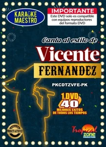 Karaoke Vicente Fernandez DVD 40 Die besten Songs aller Zeiten - Bild 1 von 3