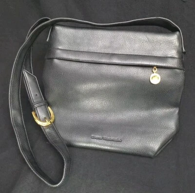 Stone Mountain Bolso de Hombro Cartera de Cuero Guijarro Negro Foto 1 de 4