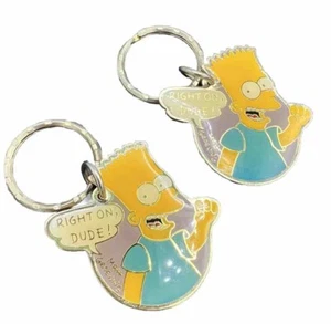 Homer Simpson Right On, Dude New Old Stock Schlüsselanhänger 1990 - Bild 1 von 5