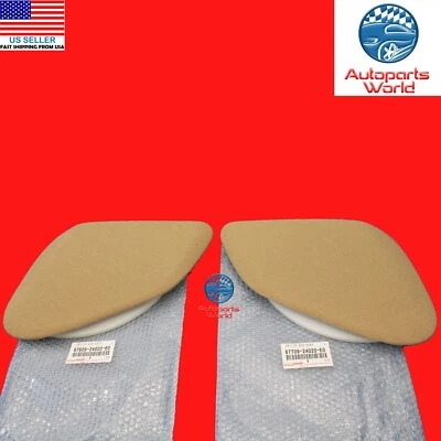 JUEGO DE CUBIERTA DE REJILLA DE ALTAVOZ PUERTA DERECHA E IZQUIERDA CAMEL ORIGINAL OEM LEXUS 06-10 SC430 Foto 1 de 2