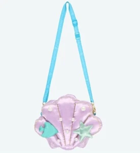 Tokyo Disney land The little mermaid Ariel shoulder bag parks ears USED - Picture 1 of 7