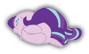 Pony Cloud Cartoon Sticker Bumper Decal - ''SIZES'' - Picture 1 of 1