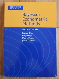 Bayesian Econometric Methods Joshua Chan Gary Koop Unread Slight Cover Shelfwear - Picture 1 of 4