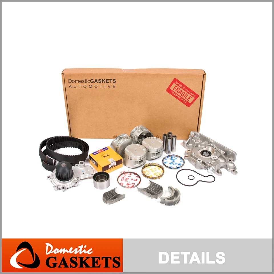 Kit de reconstrucción de motor de revisión para 96-99 Plymouth Breeze Dodge Stratus 2,0 L SOHC Foto 1 de 4