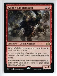 GOBLIN RABBLEMASTER Jumpstart 2022 #545 J22(NM+)(MTG) - Picture 1 of 1