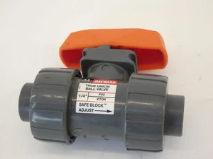 Hayward LB110 1/4" True Union Ball Valve, PVC, Viton - NEW Surplus! - Picture 1 of 6