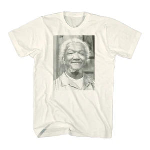 Sanford & Son Funny 70's TV Show Fred Framed Bust Photo Men's T Shirt REDD FOXX - Picture 1 of 5