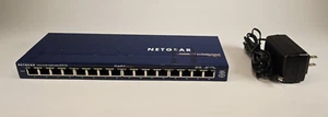 NetGear ProSafe 16 Port Gigabit Switch GS116 V2 With Power Supply - Picture 1 of 6