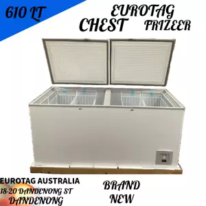 EUROTAG 600Lt COMMERCIAL WITH LOCKS CHEST FREEZER BEAND NEW 12 months warranty - Picture 1 of 5