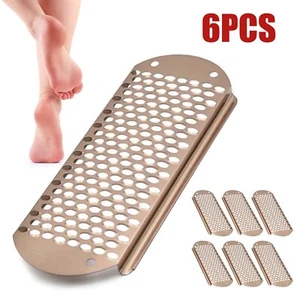 6pcs Callus File Replacement Blades Foot File Callus Shaver Blades Big Hole. - Picture 1 of 10