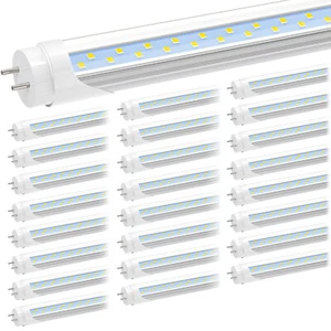 4FT LED Tube Light Bulbs T8 G13 Bi-Pin 28W Garage Shop Light Ceiling Lamps 6500K - Picture 1 of 15