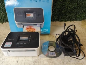 Canon SELPHY CP740 Digital Photo Inkjet Printer With Optijet Photo Paper - Picture 1 of 7