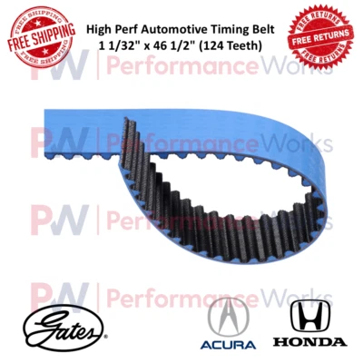 Gates RPM Timing Belt 124 Teeth For Honda Civic & Civic Del Sol / Acura Integra - Image 1 of 4
