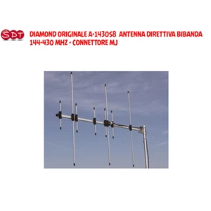 DIAMOND ORIGINALE A-1430S8 ANTENNA DIRETTIVA BIBANDA 144-430 MHZ - CONNETTORE MJ - Photo 1/4