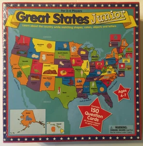 International Playthings Great States Junior Game 2003 NEW SEALED - Picture 1 of 2