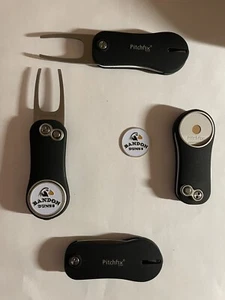 (1) Pitchfix Golf Switchblade Divot Tool Hybrid 2.0 & Bandon Dunes Golf Marker - Picture 1 of 2