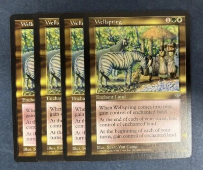 MTG 4X MIRAGE WELLSPRING NM MAGIC THE GATHERING ENCHANTMENT RARE ENGLISH CARD - Image 1 of 4