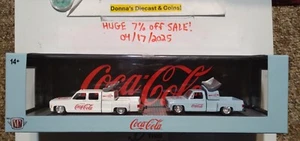M2 MACHINES 1:64 COCA-COLA DIORAMA 1973 CHEVROLET CHEYENNE SUPER 30 - Picture 1 of 9