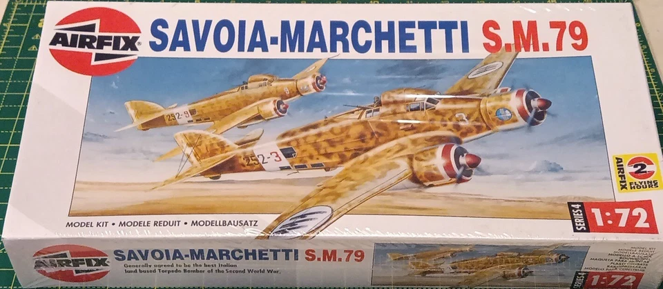 Savoia Marchetti SM 79 Series 4 Plastic Model Kit Scala 1/72 04007 Airfix - Immagine 1 di 1