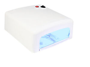 UV GEL Light Curing Device HOME 4 Tube Timer Nail Art Lamp 36W Nail Dryer