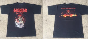 DEICIDE When Satan Lives Short Sleeve T Shirt Full Size S-5XL BE2919 - Picture 1 of 3
