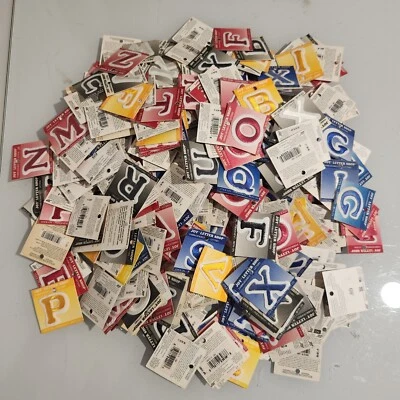 Joy Letter Shop Lote de 450 Letras Bordadas Adhesivas Permanentes Plancha Foto 1 de 4