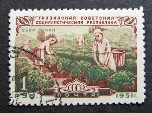 Russland UdSSR 1951 Scott #1587 & 1589 gebraucht - Scott 2010 Katalogwert 9,60 $! - Bild 1 von 4