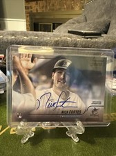2022 Topps Stadium Club Nick Fortes Rookie Auto Black Foil SP 04/25 Marlins JW9