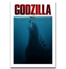 143153 Godzilla Jaws Classic Horror Vintag Decor Wall Print Poster CA