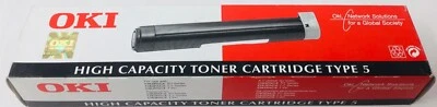 Oki 40433203 Type 5 Original Black Toner For Okipage 10/12/14 Series (2,500 Pg) - Image 1 of 2