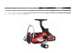 Cormoran Combo De Pêche Feeder Heavy 3,90M / 60-180G + Moulinet De Pêche Set - Photo 1/6