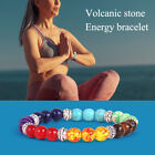 Balancing Bracelet 7 Chakra Reiki Healing Stone Gift Yoga Energy Diffuser(Silver