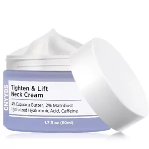 Neck Firming Cream Tighten Lift Moisturizer for Youthful Skin 1.7 Ounce - Picture 1 of 6