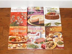 LOT 6 Taste of Home's Recipes Cookbook Christmas Baking 30-Minute+++ VNTG! - Imagen 1 de 7