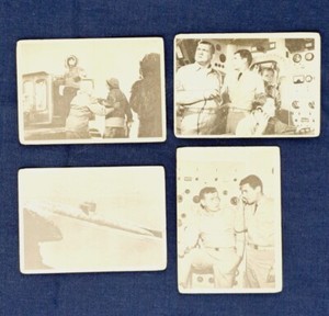 Voyage to the Bottom of the Sea 1964 Card Lot (4) VTG Gum Card 7, 29, 41 + 60