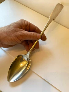 Schottischer 13 Zoll georgischer massiver Silber-Fülllöffel 1814 Edinburgh Sterlingsilber - Bild 1 von 7